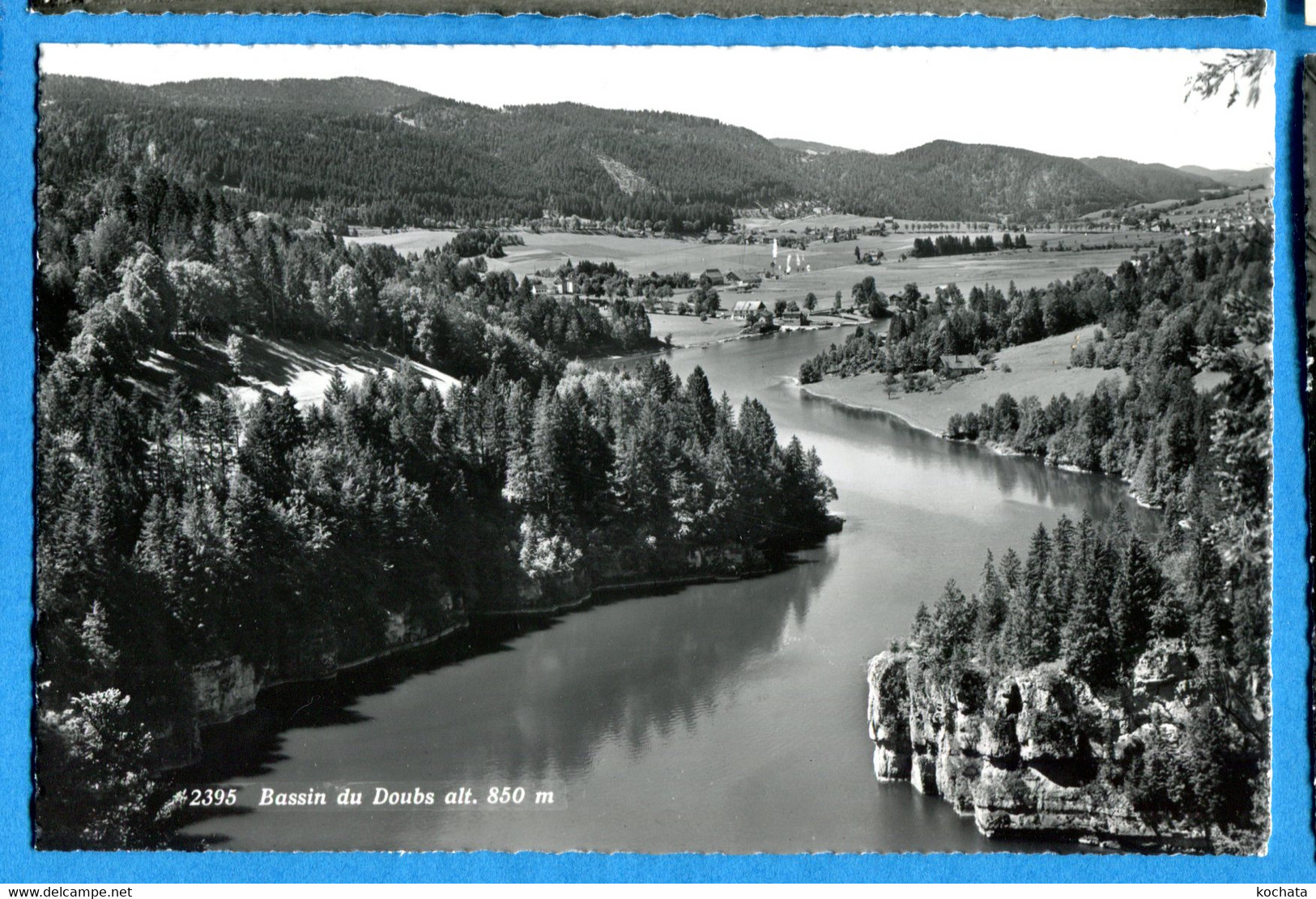 PRO410, Bassin Du Doubs, 2395, Frontière Franco-Suisse, Marcel Rouge, Non Circulée - Autres & Non Classés