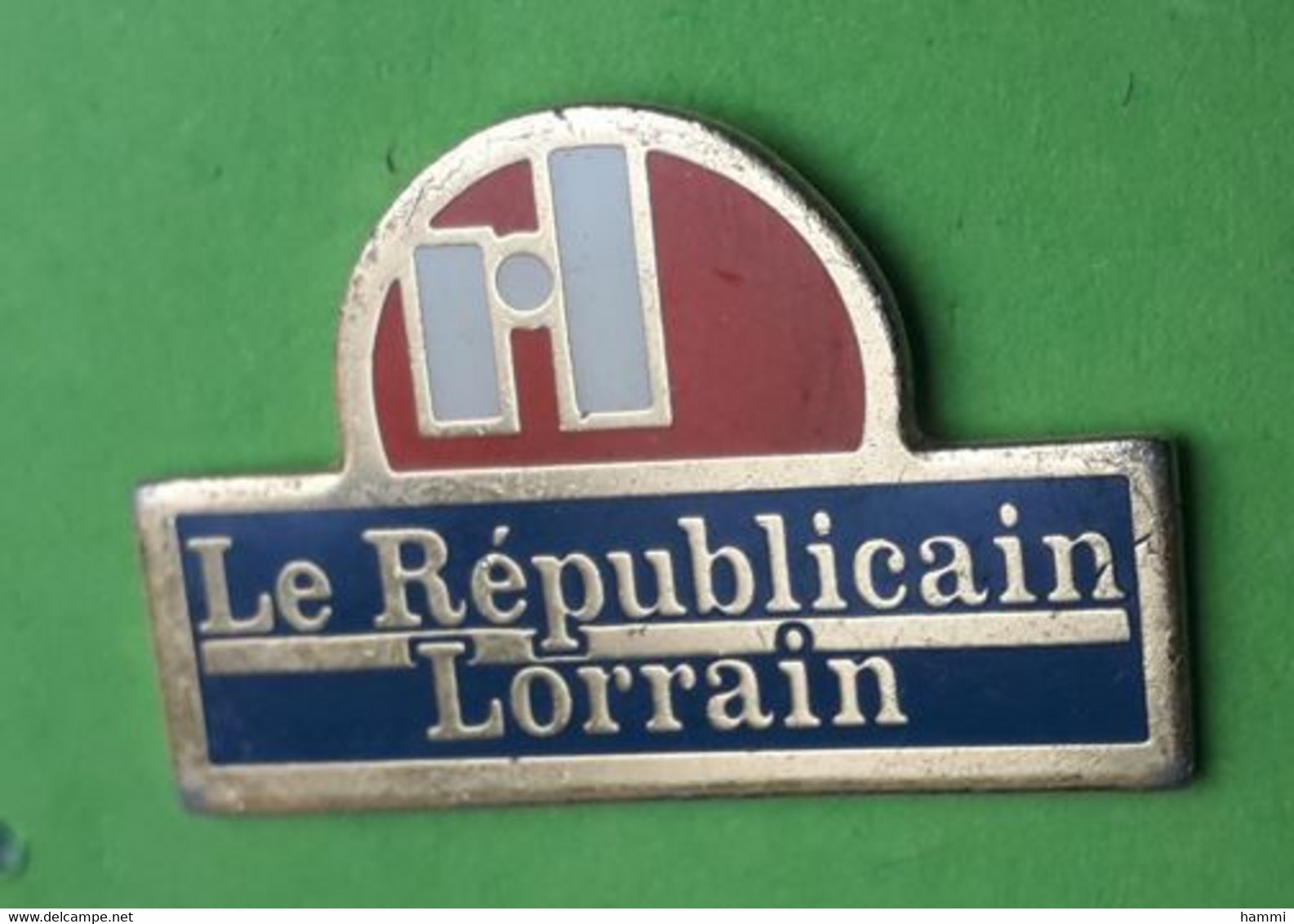 VP149 Pin's Média Journal Républicain Lorrain Logo RL Achat Immédiat - Médias