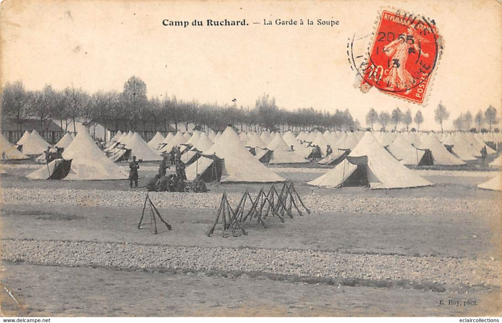 Camp Du Ruchard      37      Militaria     La Garde à La Soupe      (voir Scan) - Andere & Zonder Classificatie