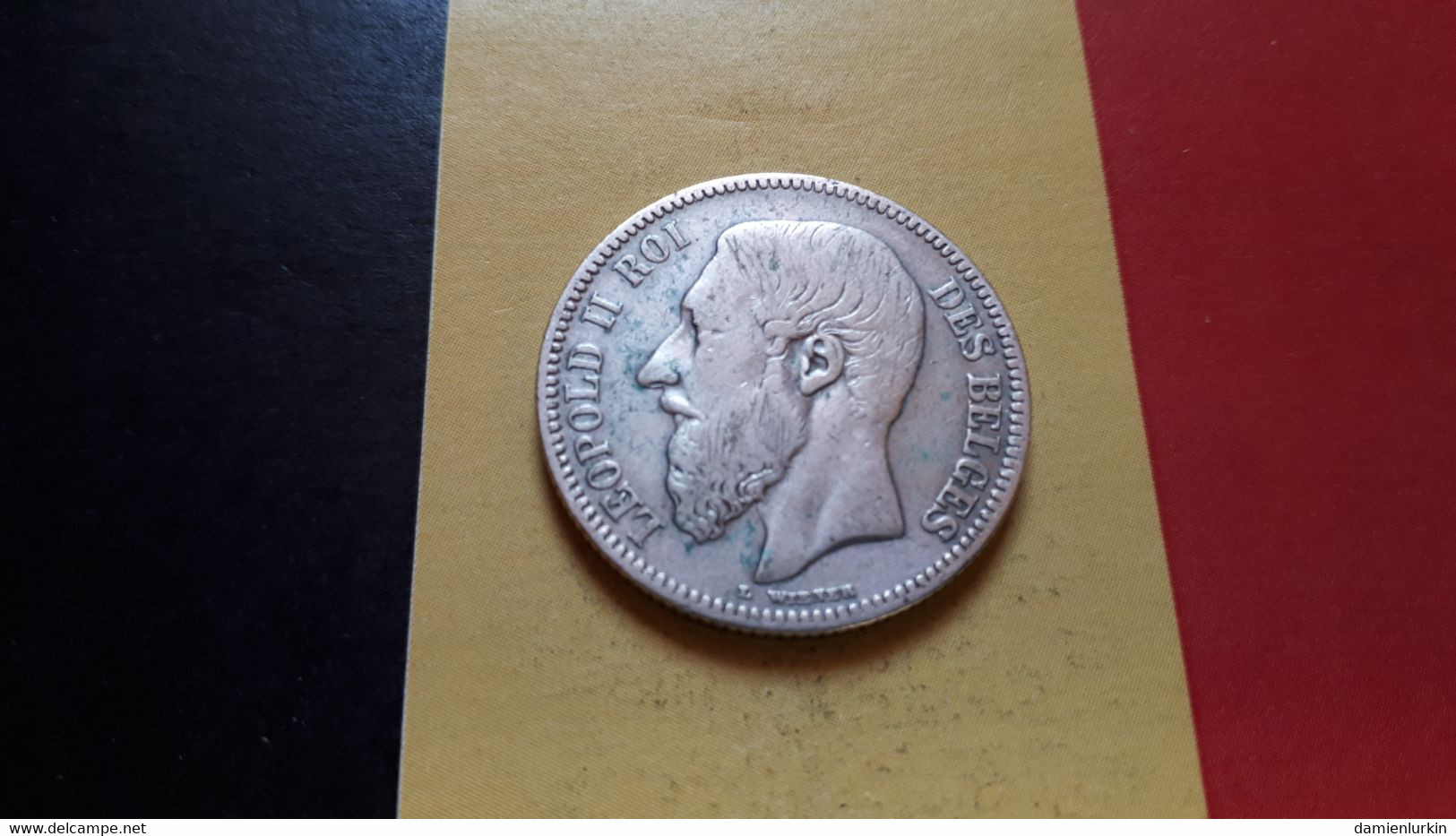 BELGIQUE LEOPOLD II TRES BELLE 2 FRANCS 1867 AVEC CROIX ARGENT - 2 Francs