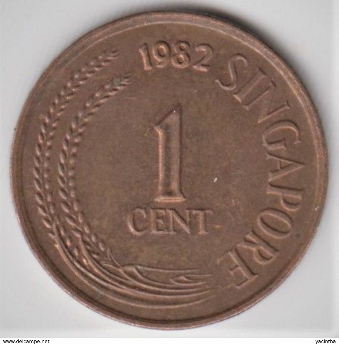 @Y@    Singapore  1  Cent 1982        (4599) - Singapour