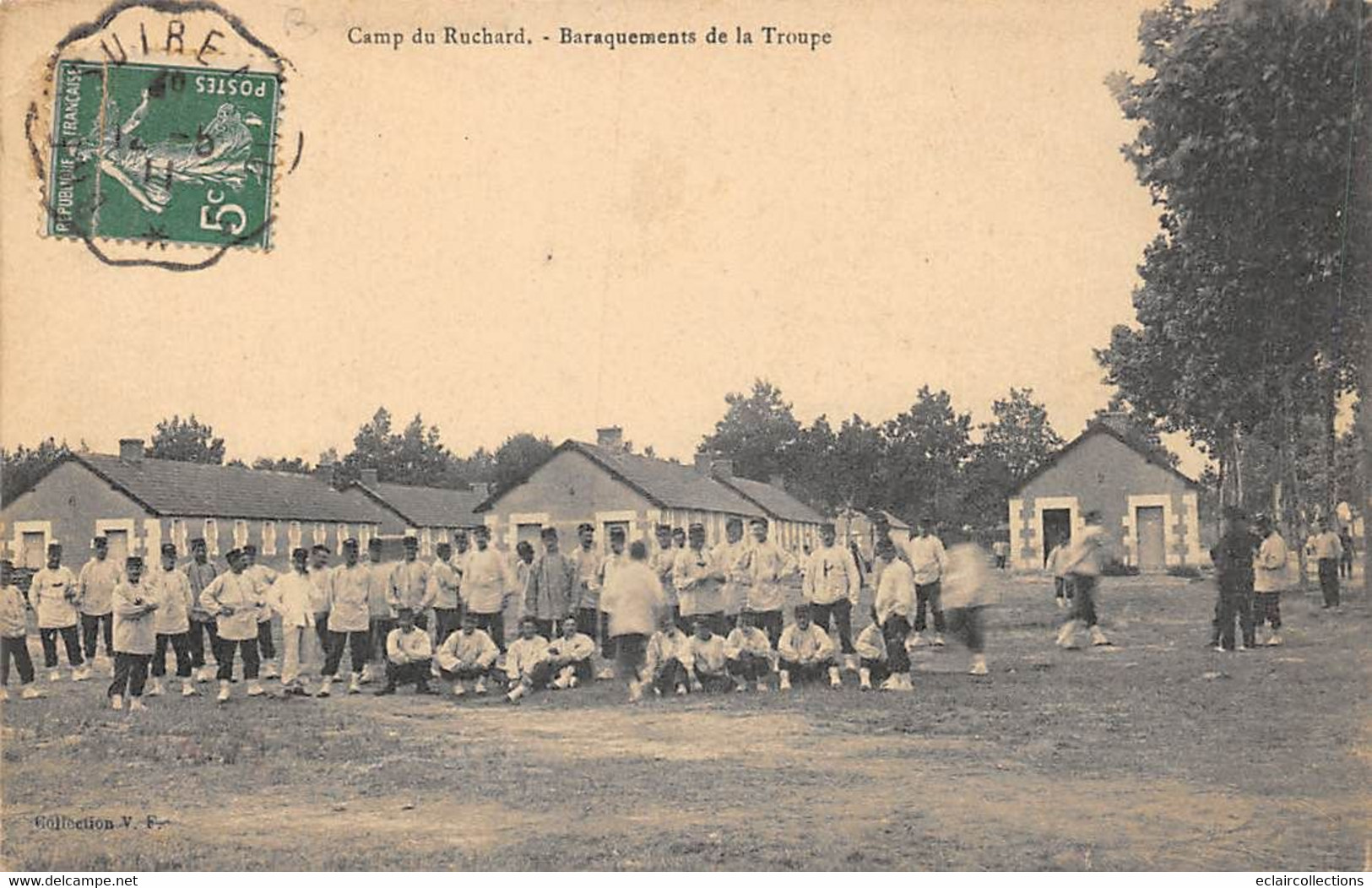 Camp Du Ruchard      37      Militaria     Baraquement De La Troupe    (voir Scan) - Andere & Zonder Classificatie