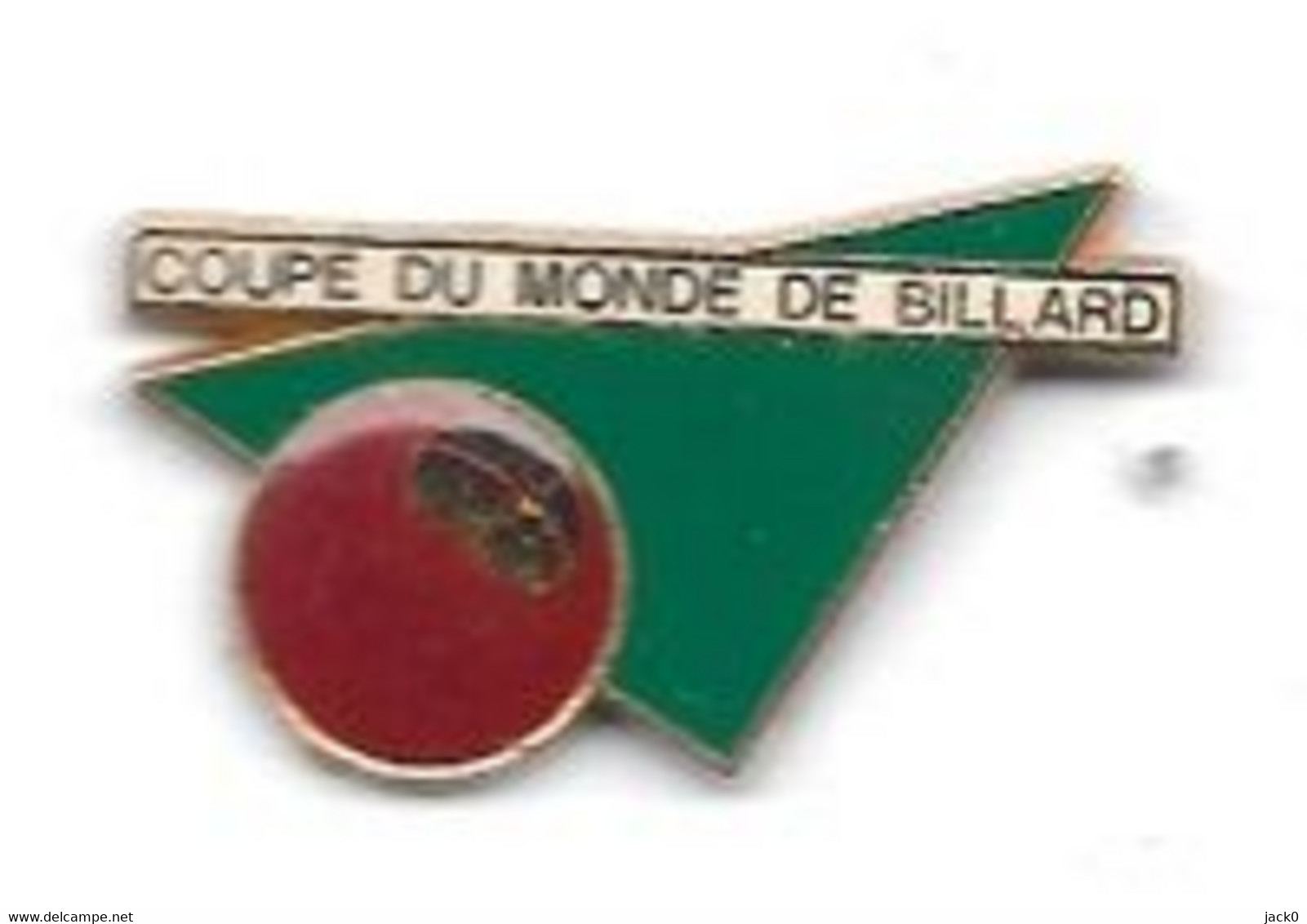 Pin's  Sport  BILLARD, COUPE  DU  MONDE  DE  BILLARD - Billares