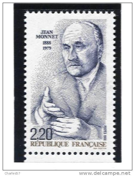 France 2533 Neuf ** (Jean Monnet )(cote 1,25€) - Ongebruikt