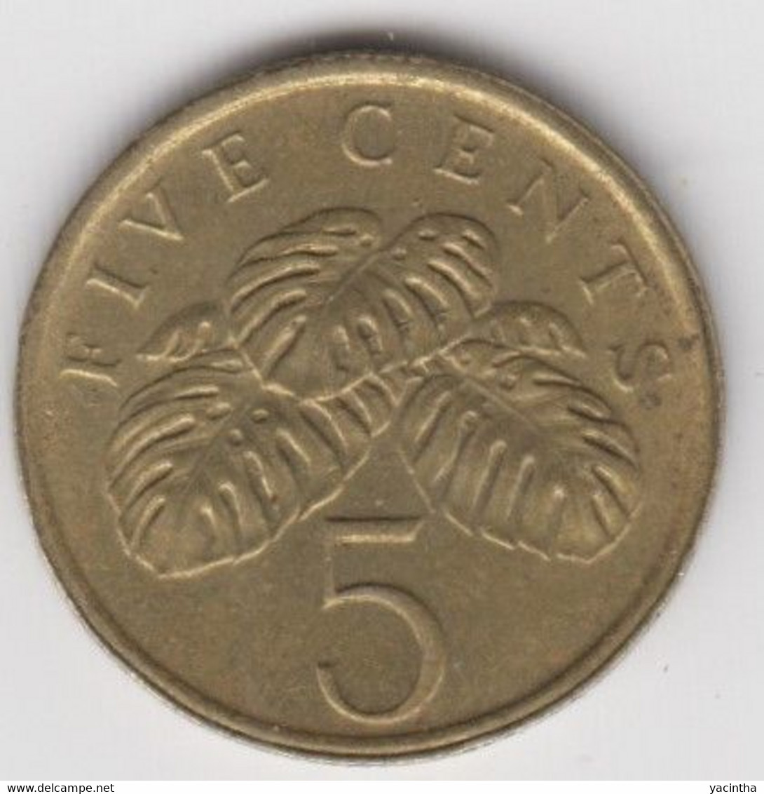 @Y@    Singapore  5  Cent 1985        (4601) - Singapour