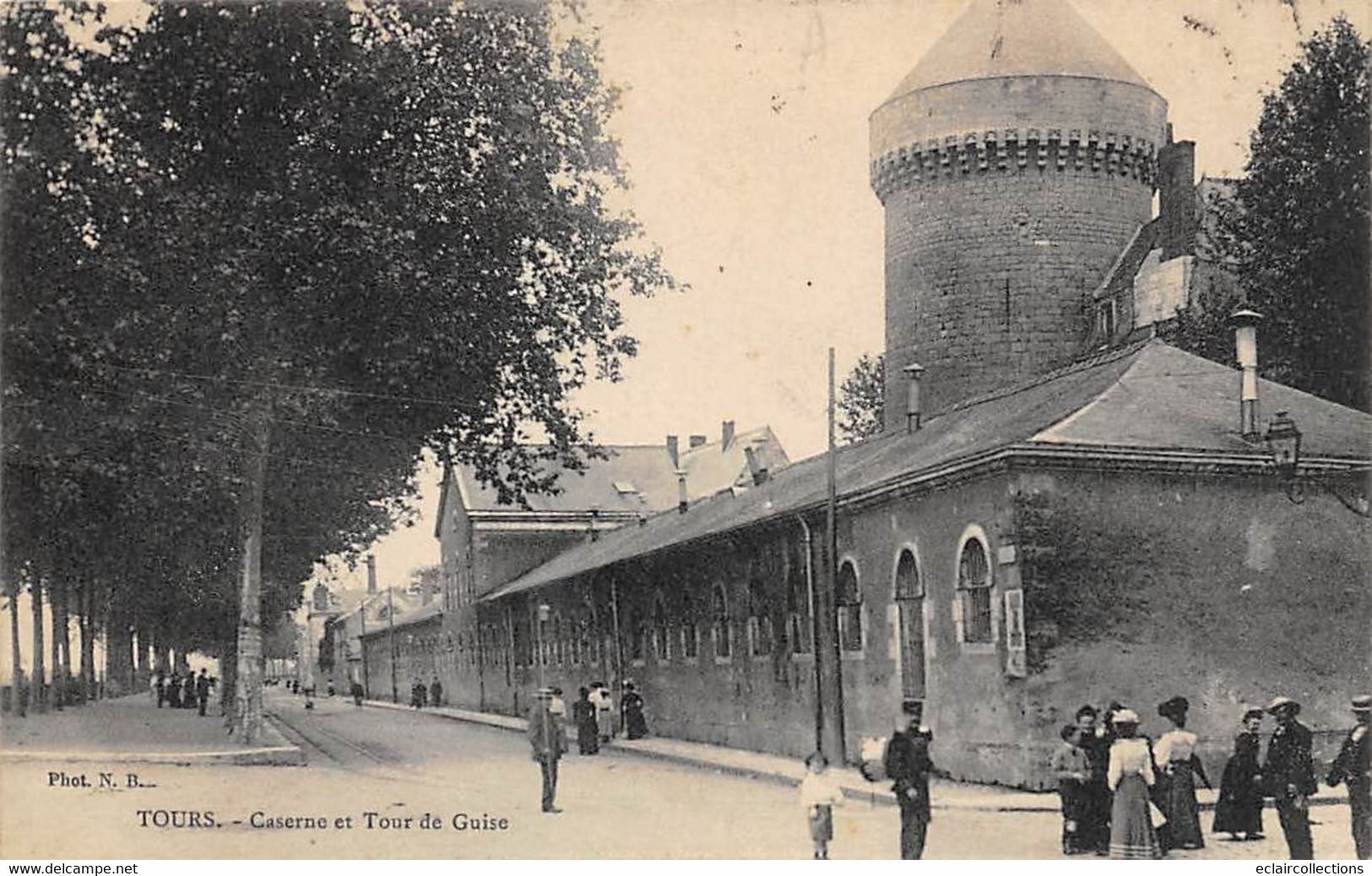 Tours       37          Militaria:  Caserne Et Tour De Guise        (voir Scan) - Tours