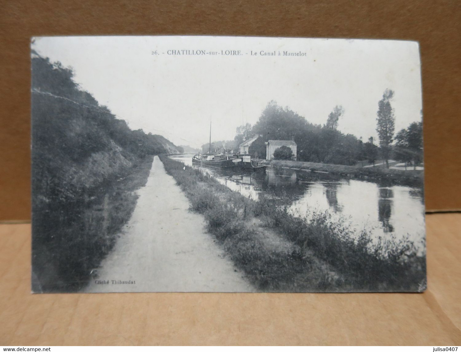 CHATILLON SUR LOIRE (45) Le Canal à Mantelot Peniche - Chatillon Sur Loire