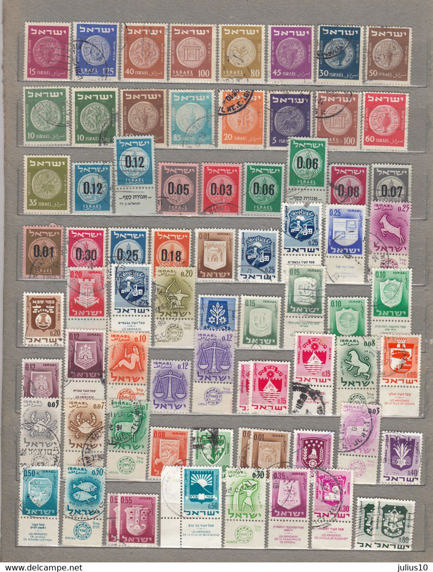 ISRAEL Used(o) Stamps About 250 (few Palestine) #31671 - Lots & Serien