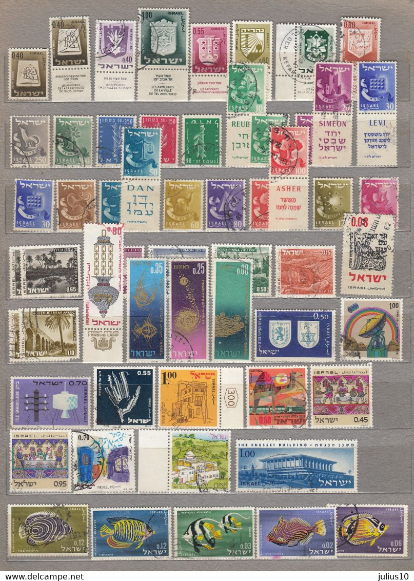 ISRAEL Used(o) Stamps About 250 (few Palestine) #31671 - Collections, Lots & Séries