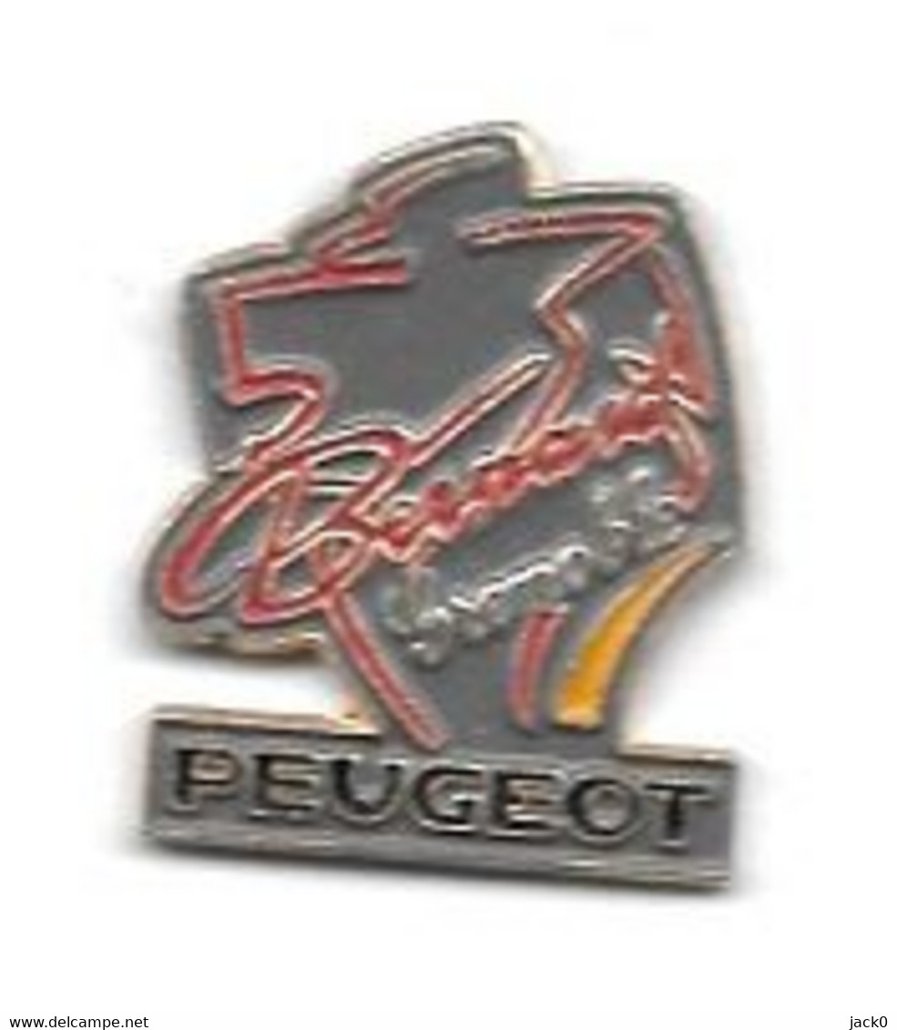 Pin's  Ville, Concessionnaire  Automobiles  PEUGEOT, BERNARD  à  GRENOBLE  ( 38 ) - Peugeot