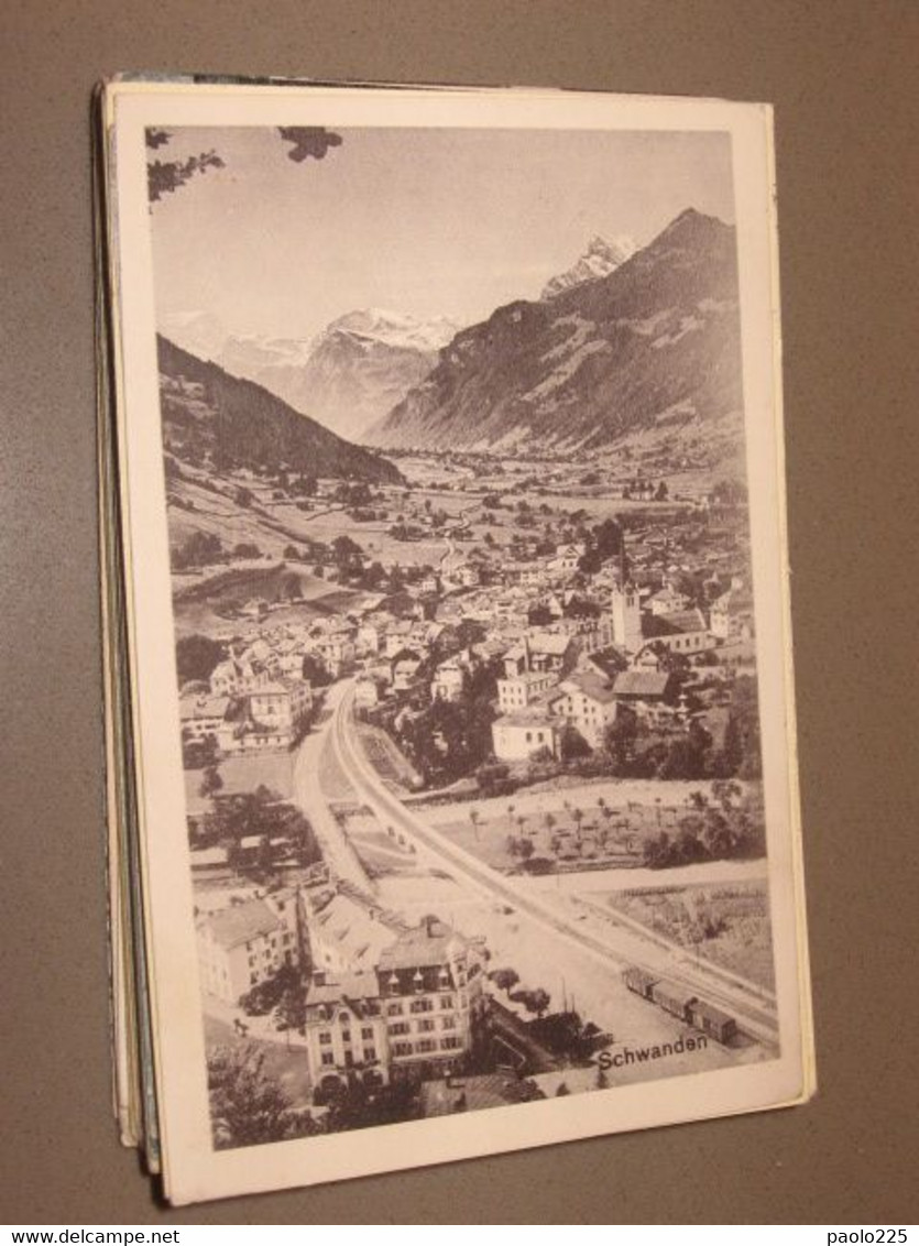 SCHWANDEN 1931 - PANORAMA  BN VG PICCOLA - Schwanden