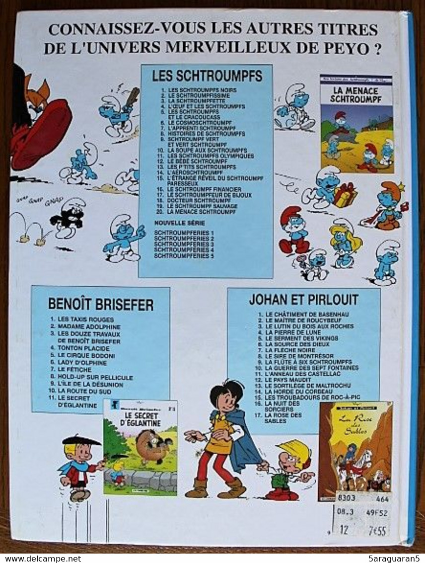 BD LES SCHTROUMPFS - HS - Schtroumpferies 4 - Rééd. 2002 - Schtroumpfs, Les - Los Pitufos