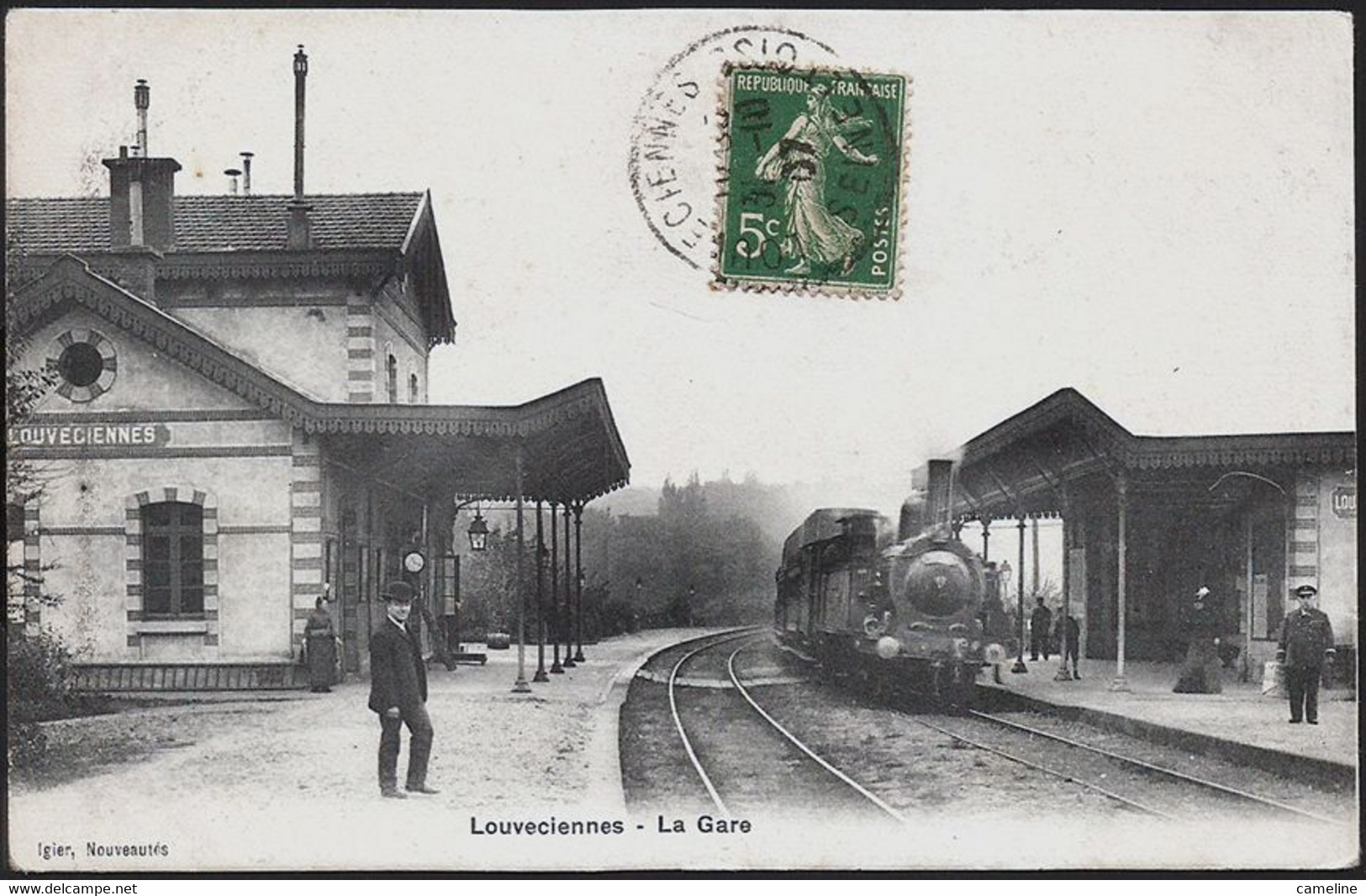 78 . LOUVECIENNES . La Gare - Louveciennes