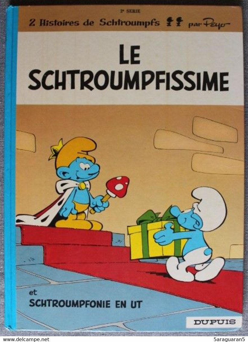 BD LES SCHTROUMPFS - 2 - Le Schtroumpfissime - Rééd. 1982 - Schtroumpfs, Les - Los Pitufos