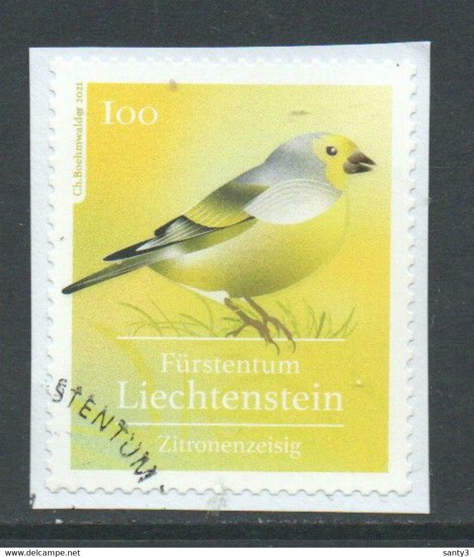 Liechtenstein 2021 Mi Vogels, Gestempeld - Gebraucht