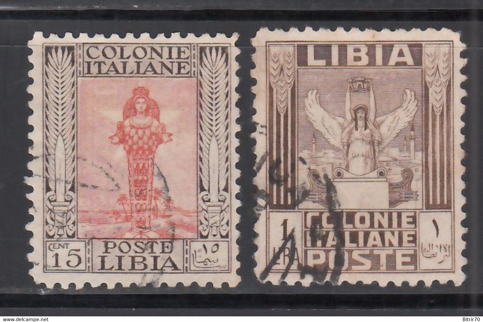 Libia 1924-40  Yvert. 48a, 53a, (dt.11.) - Libia