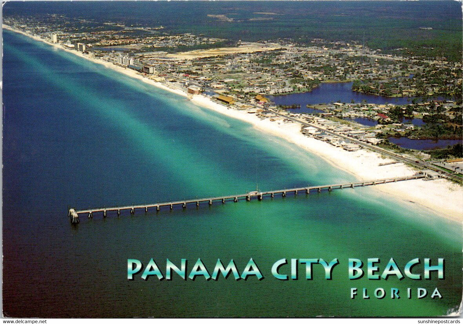 Florida Panama City Beach Aerial View 2001 - Panama City