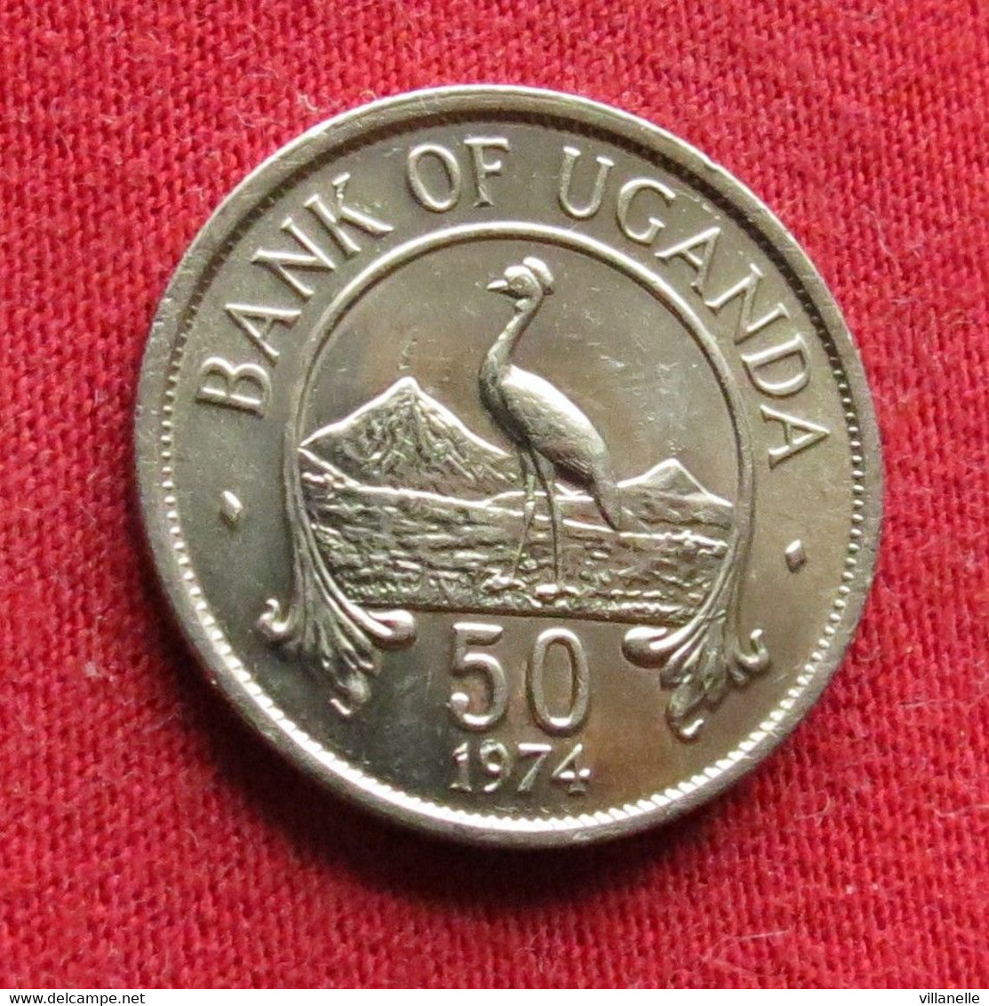 Uganda 50 Cents 1974 Ouganda #2 Wºº - Oeganda