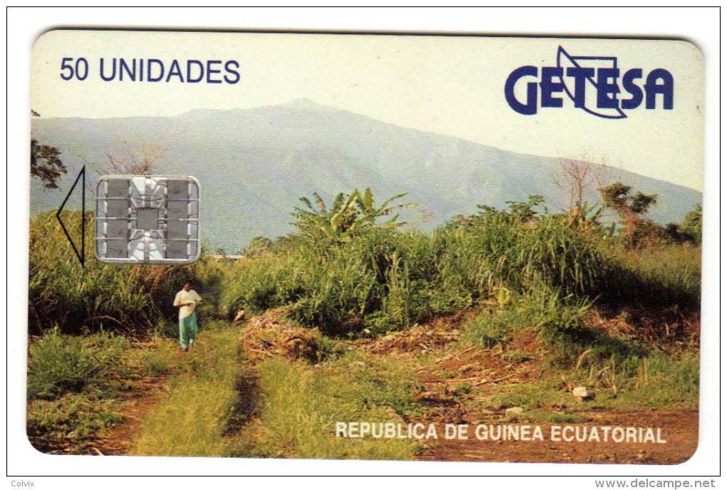 GUINEE EQUATORIALE REF MV CARDS EQG-07 LANDSCAPE N° C5A154272 - Guinea Equatoriale