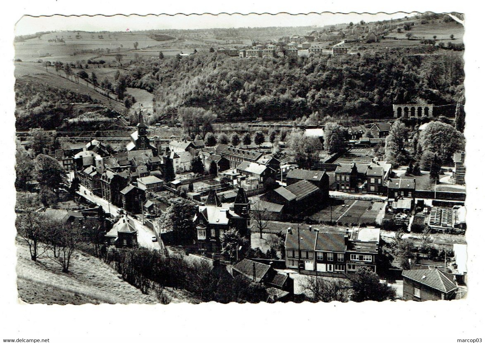 BELGIQUE PRAYON TROOZ Panorama  Plan Peu Courant - Trooz