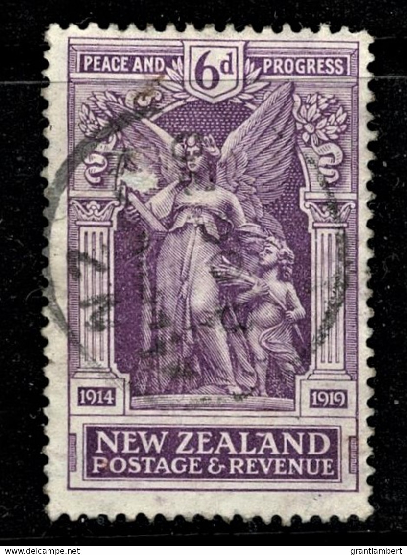 New Zealand 1920 Victory 6d Violet Used - See Notes - Gebruikt