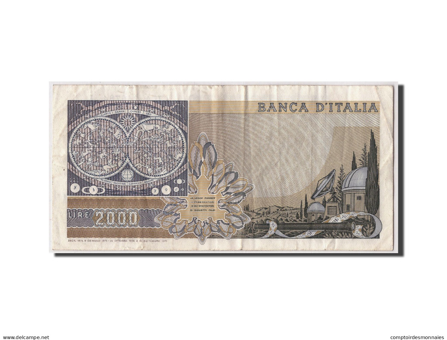 Billet, Italie, 2000 Lire, 1976, 1976-10-22, KM:103b, TB - 2.000 Lire