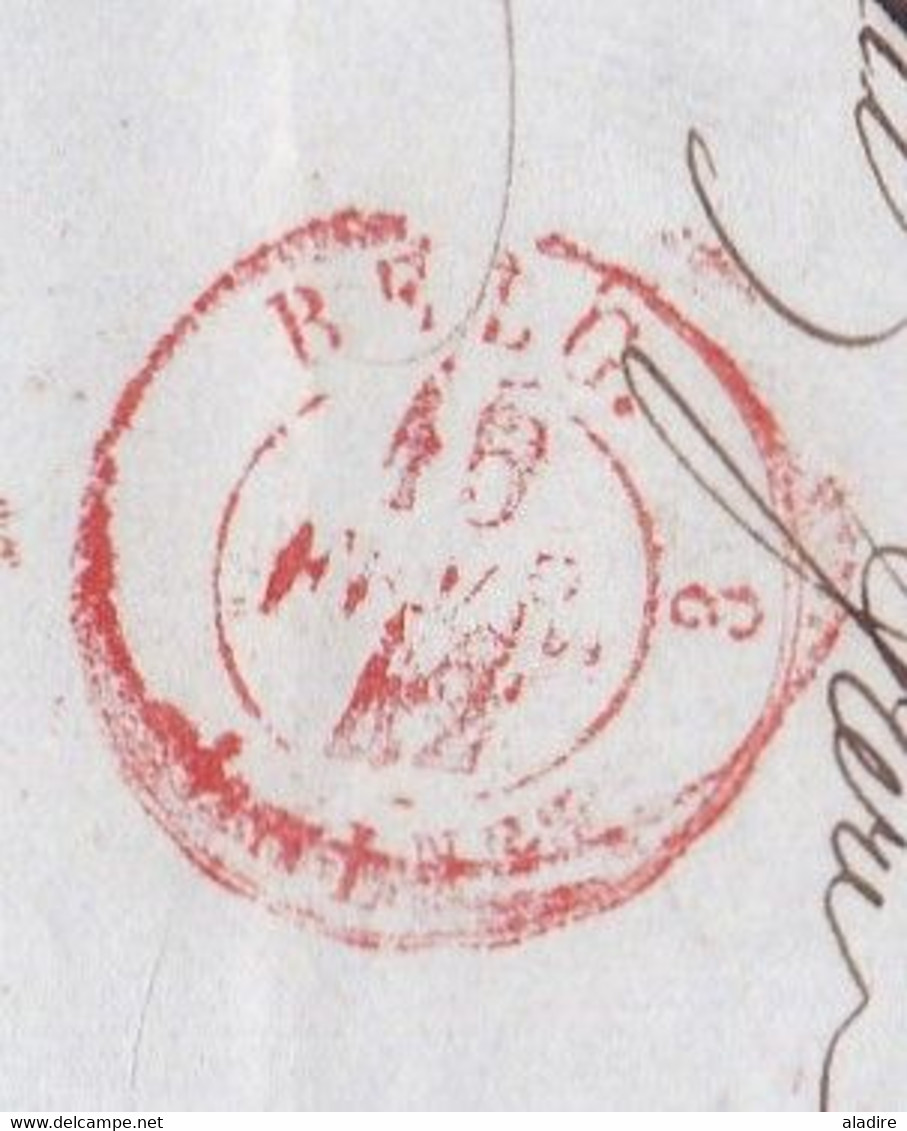 1842 - Lettre Pliée Avec Correspondance D'Anvers Antwerpen Vers Paris, France - B4R - Taxe 10 - Rotschild - 1830-1849 (Belgique Indépendante)