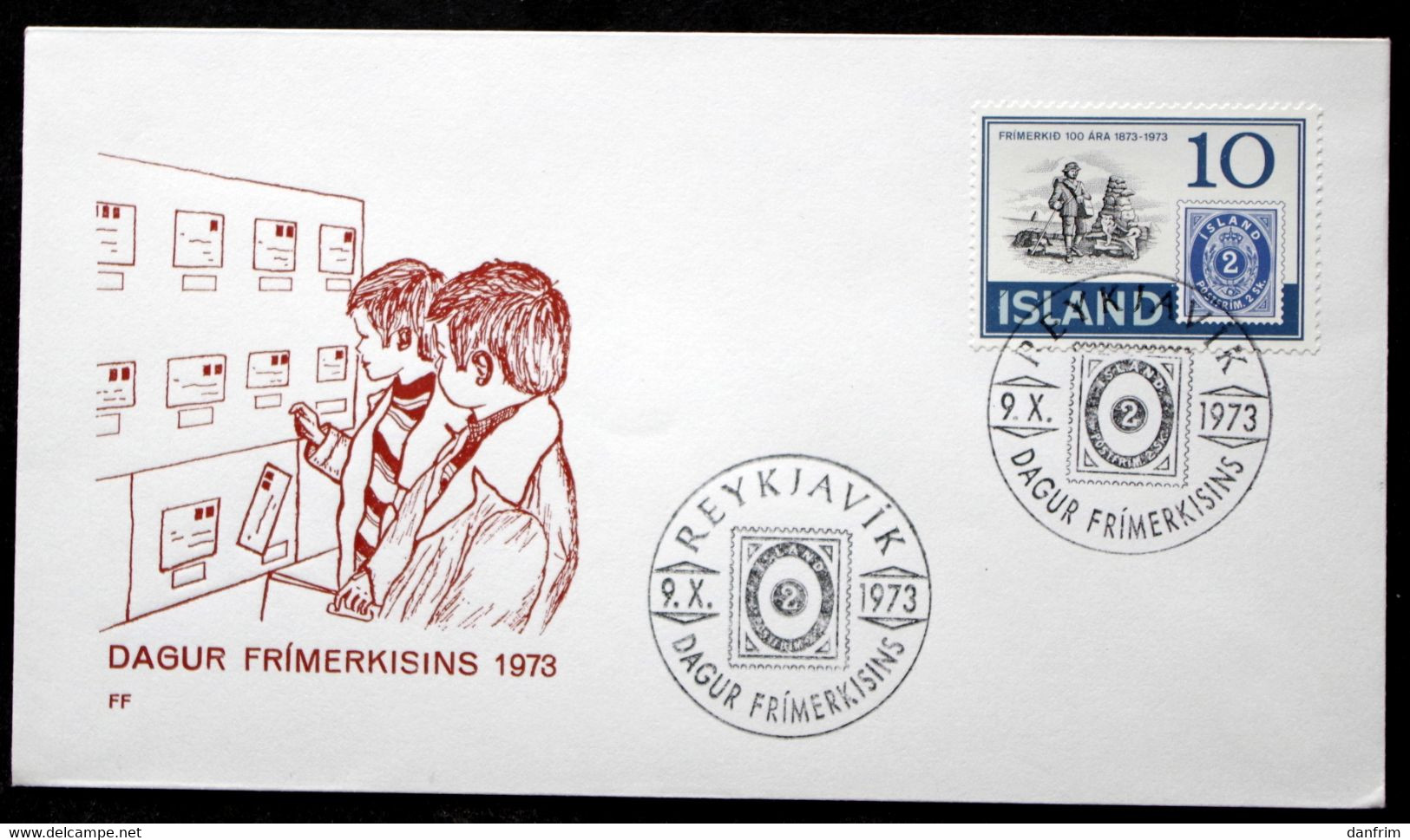 Iceland 1973  Special Cancel Cover  MiNr.473  ( Lot 6575 ) - Briefe U. Dokumente