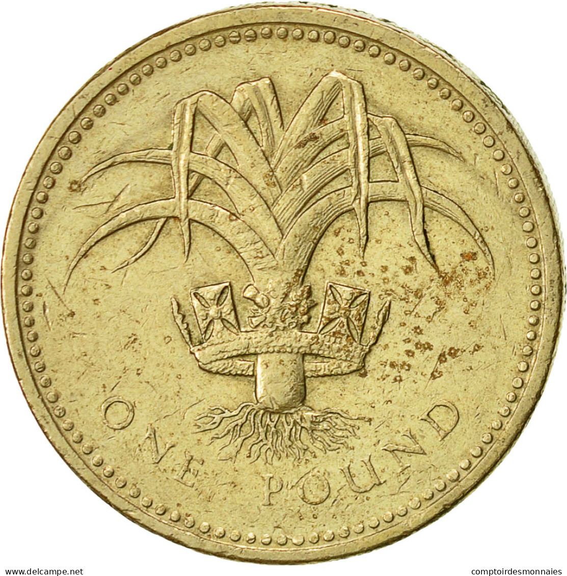 Monnaie, Grande-Bretagne, Elizabeth II, Pound, 1990, TTB, Nickel-brass, KM:941 - 1 Pound