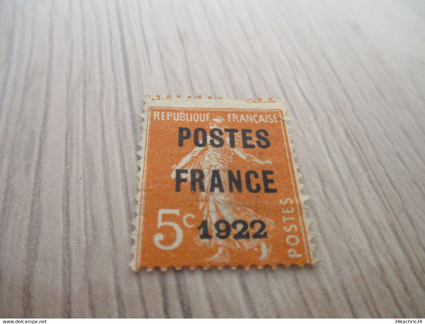 TP FRANCE Préo Préoblitéré N°36 Postes France 1922 - 1893-1947