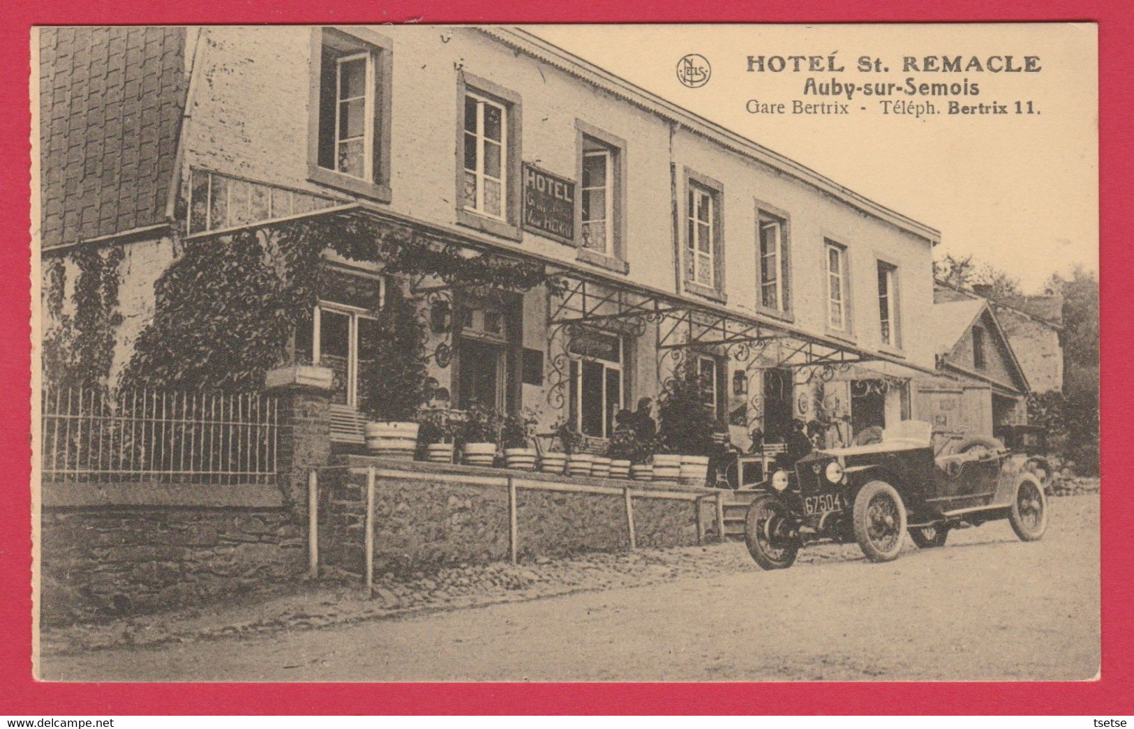 Auby-sur-Semois - Hotel St. Remacle ... Oldtimer ( Voir Verso ) - Bertrix