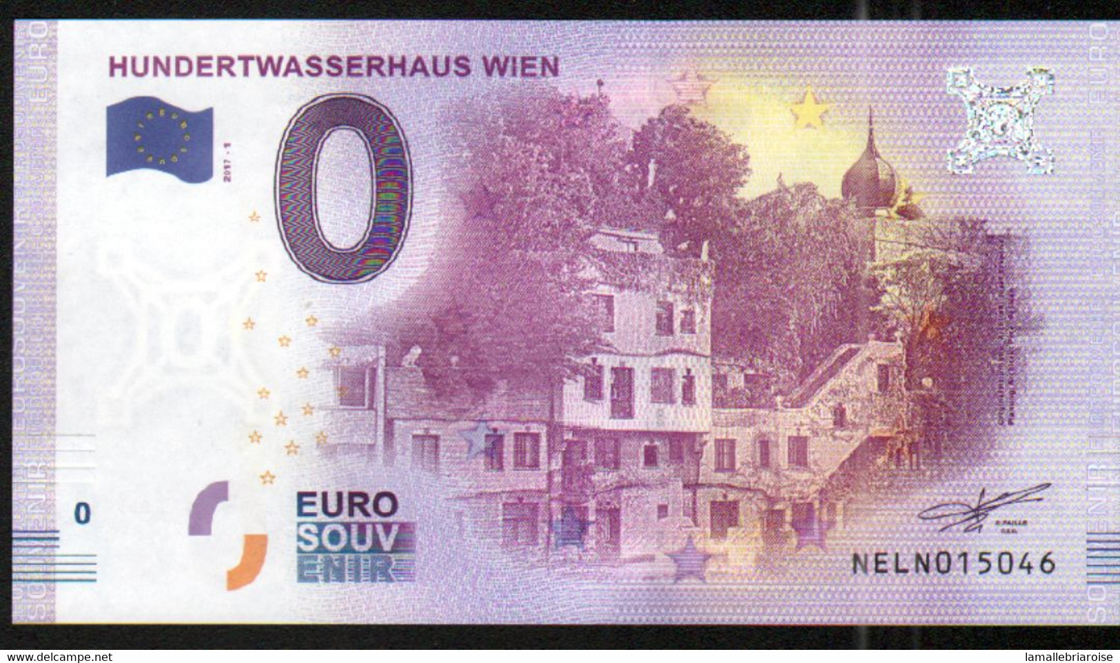 Autriche - Billet Touristique / Souvenir 0 €uro - 2017 / HUNDERTWASSERHAUS WIEN . - Privatentwürfe