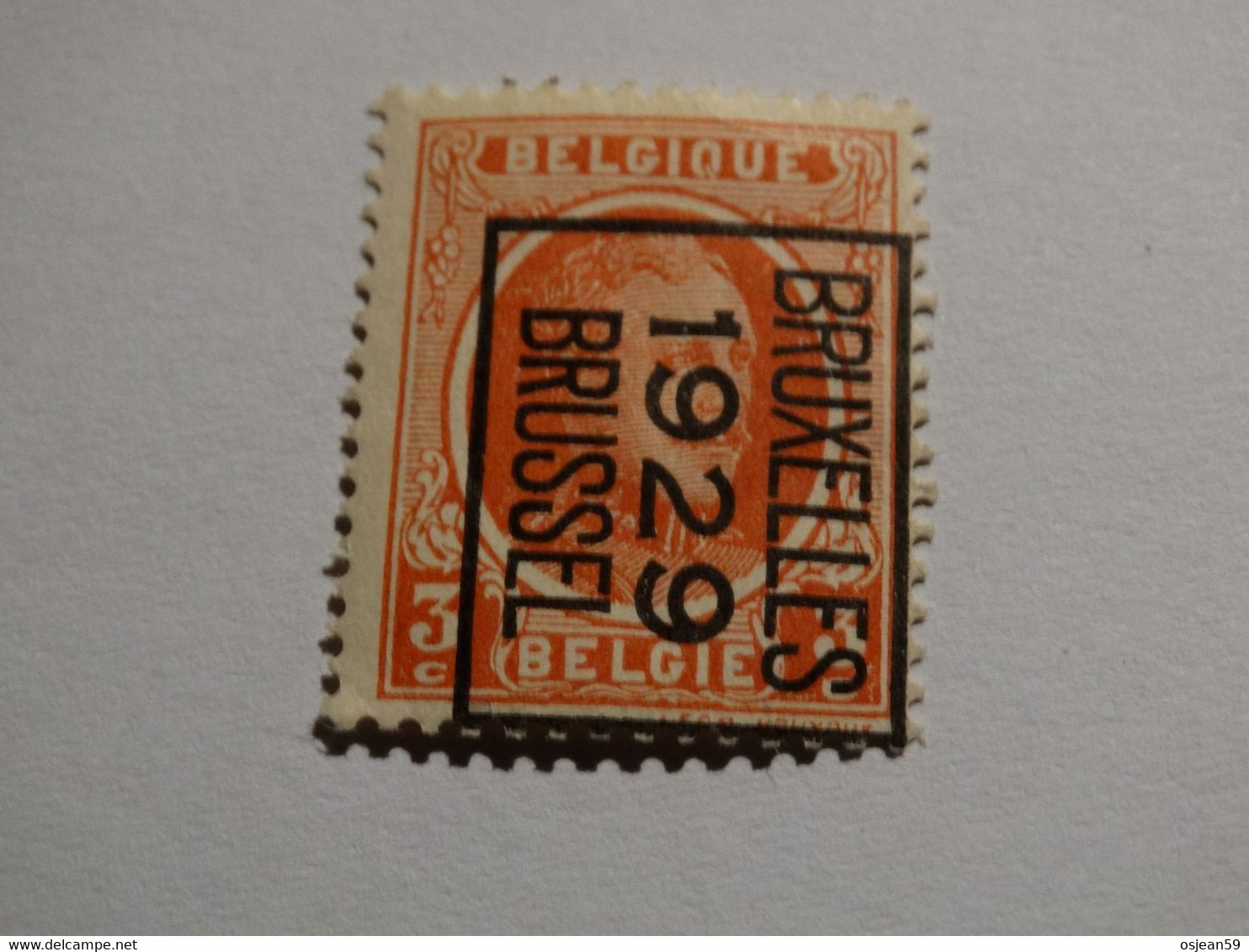 3c - Bruxelles 1929. - Typo Precancels 1922-31 (Houyoux)