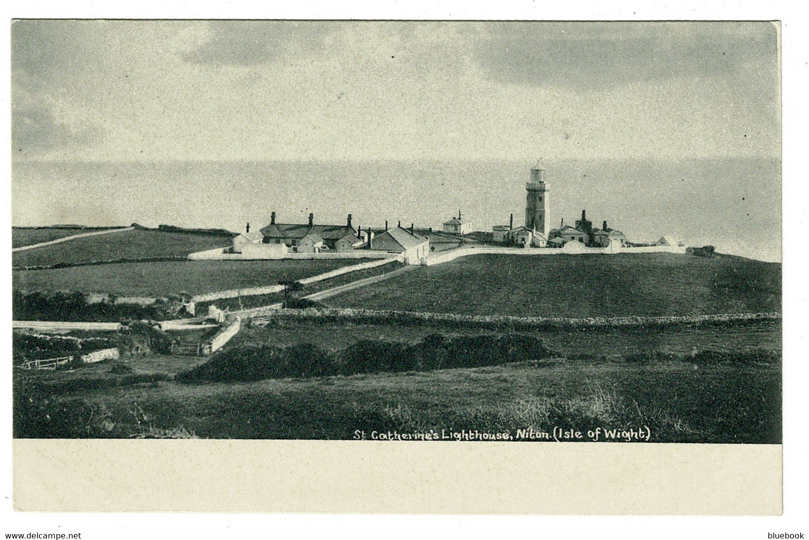 Ref 1500 - Early Undivided Back Postcard - St Catherine's Lighthouse Niton - Isle Of Wight - Autres & Non Classés