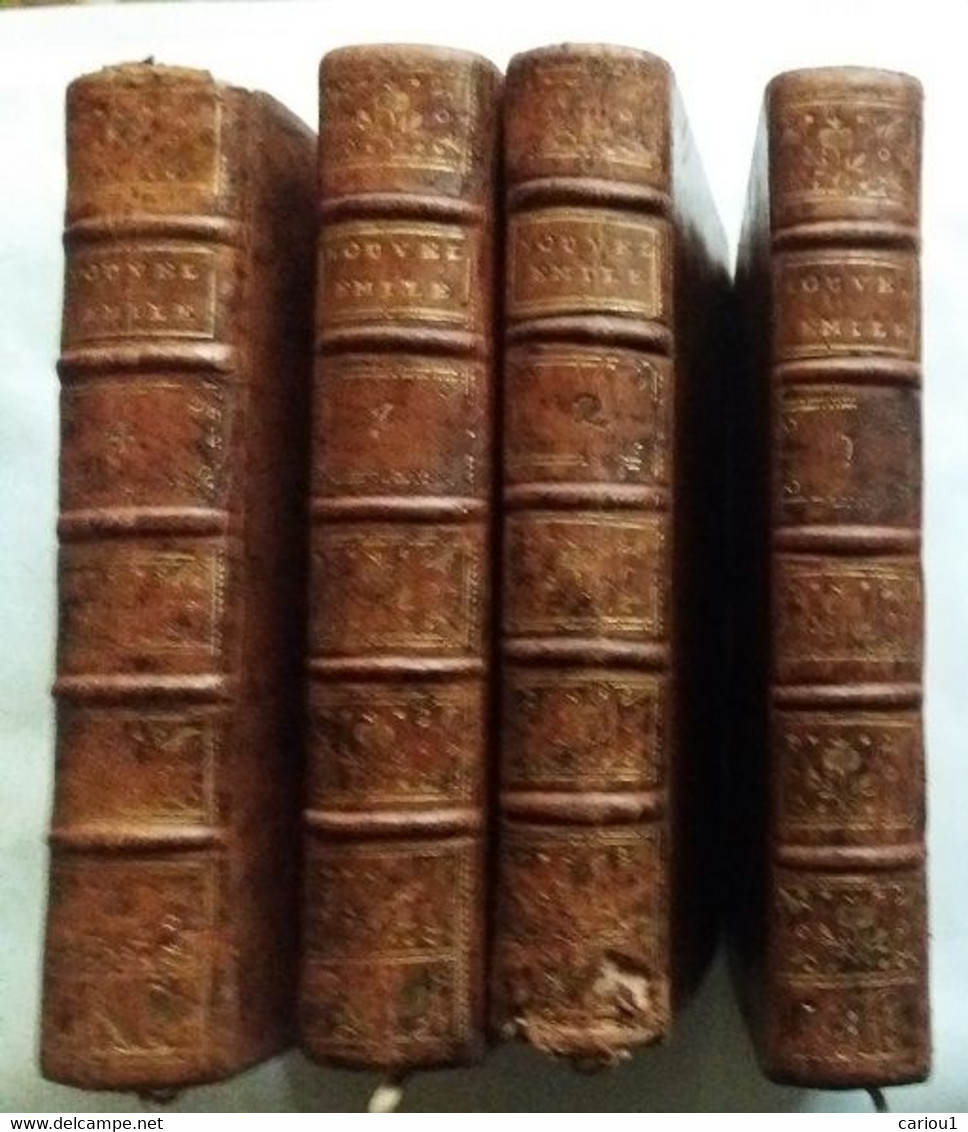 C1 COMTESSE De GENLIS Ecole D Education Ou NOUVEL EMILE 1785 Complet 4 Tomes PORT INCLUS France - 1701-1800