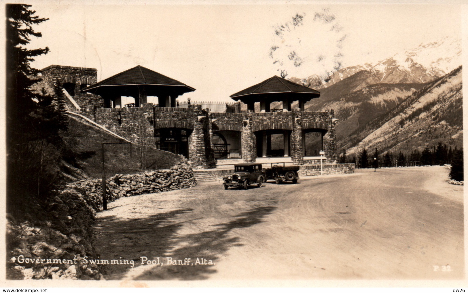 Banff (Alta, Alberta, Canada) Government Swimming Pool (entrée De La Piscine) - Banff