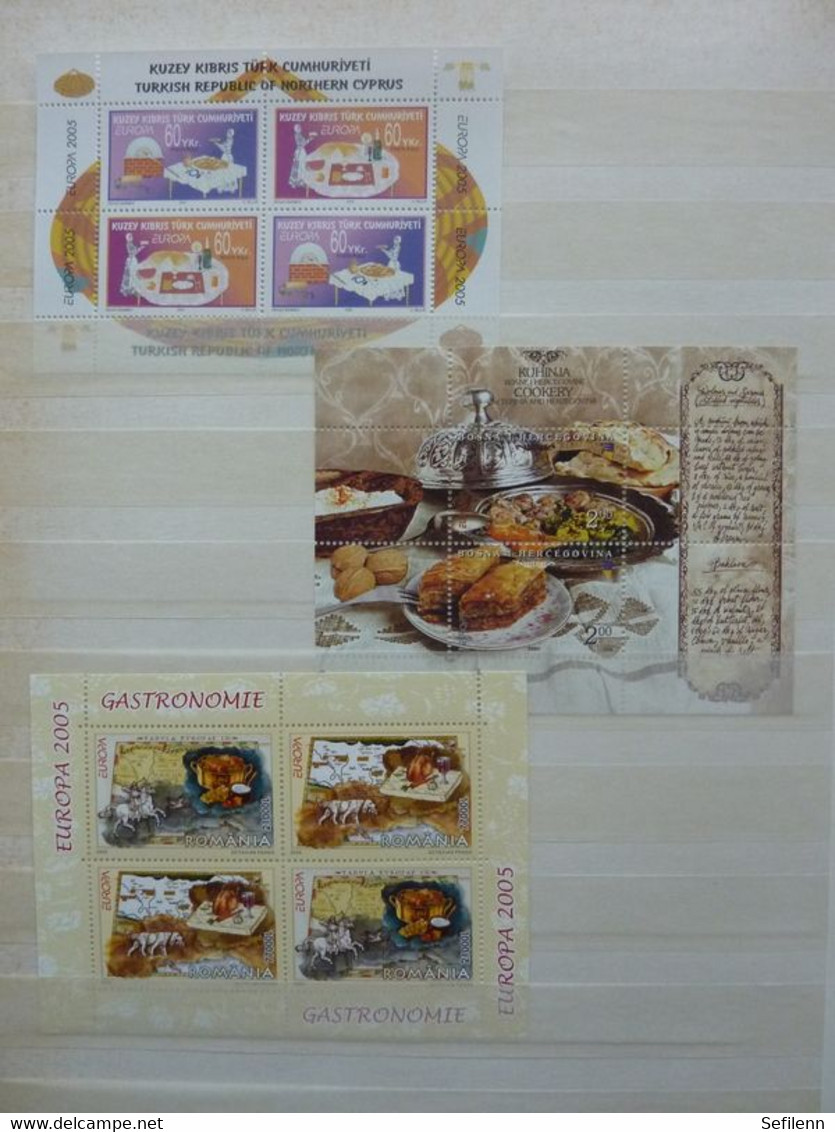 European countries/various countries many stamps in 4 stockbooks...HIGH CATALOGUE VALUE!!