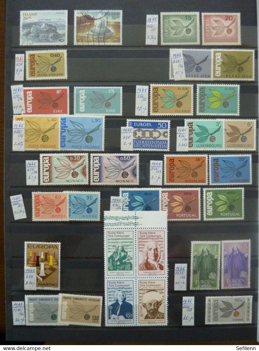 European countries/various countries many stamps in 4 stockbooks...HIGH CATALOGUE VALUE!!