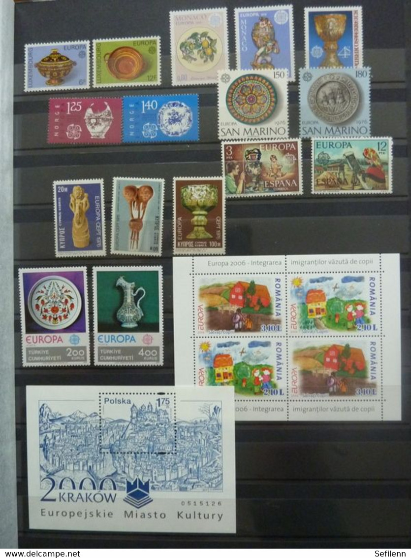 European countries/various countries many stamps in 4 stockbooks...HIGH CATALOGUE VALUE!!