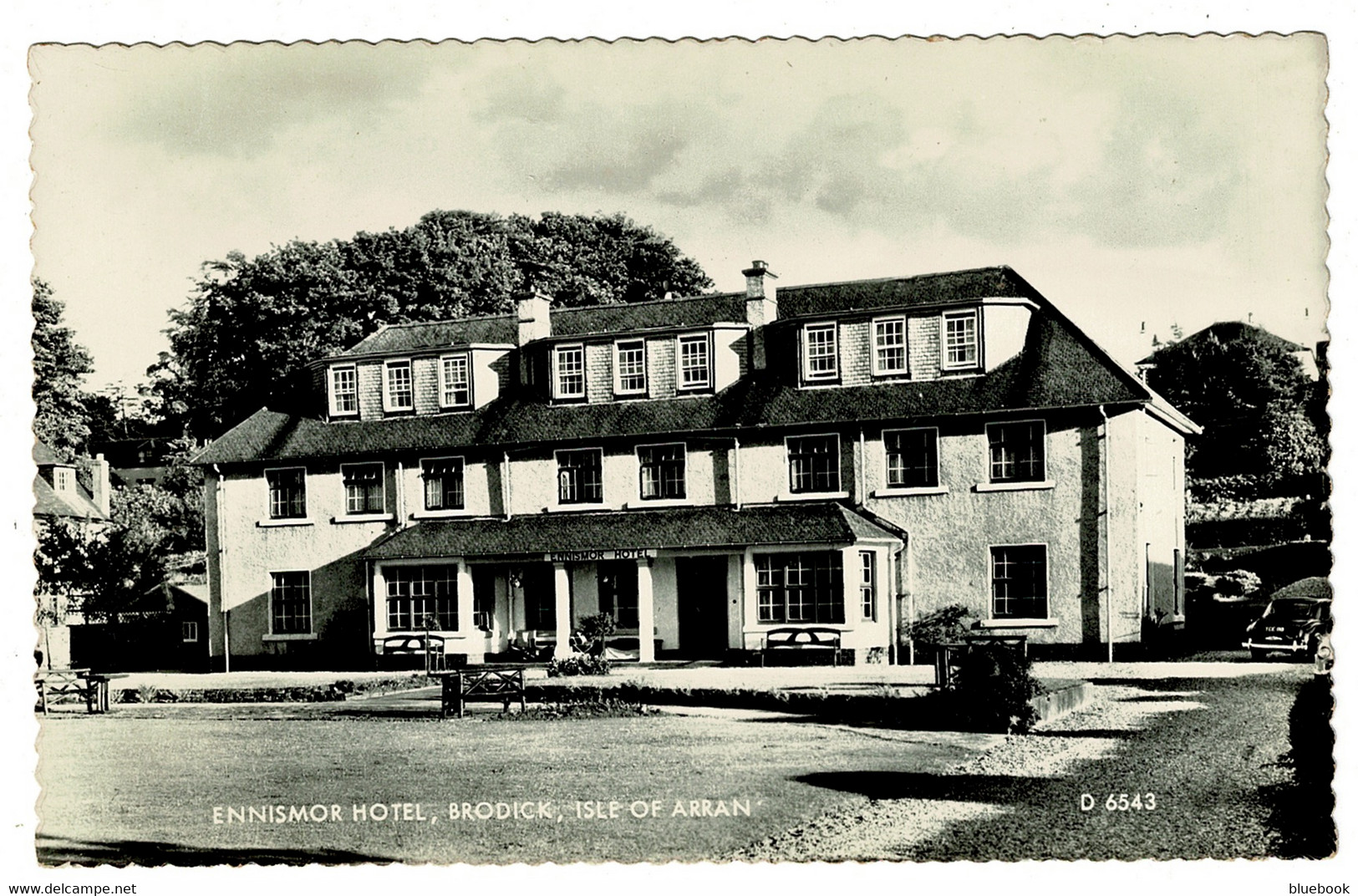 Ref 1501 -  Real Photo Postcard - Ennismore Hotel Brodick - Isle Of Arran Scotland - Ayrshire