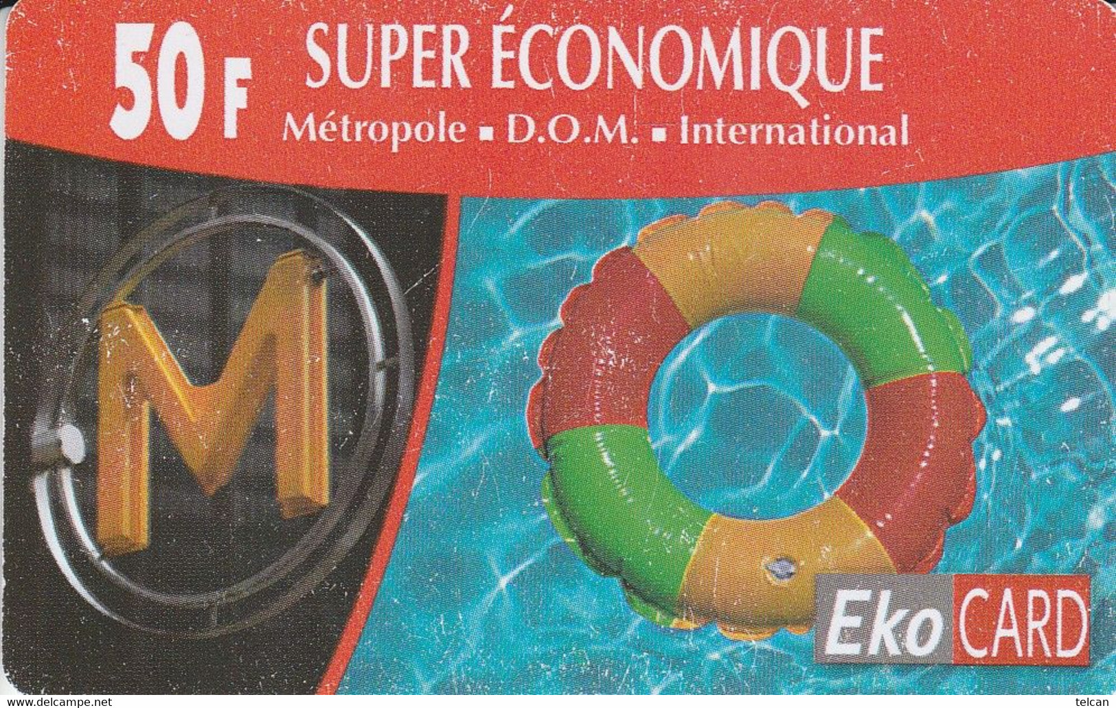 EKO CARD     Bouée 50f 2 Scans - Antilles (French)