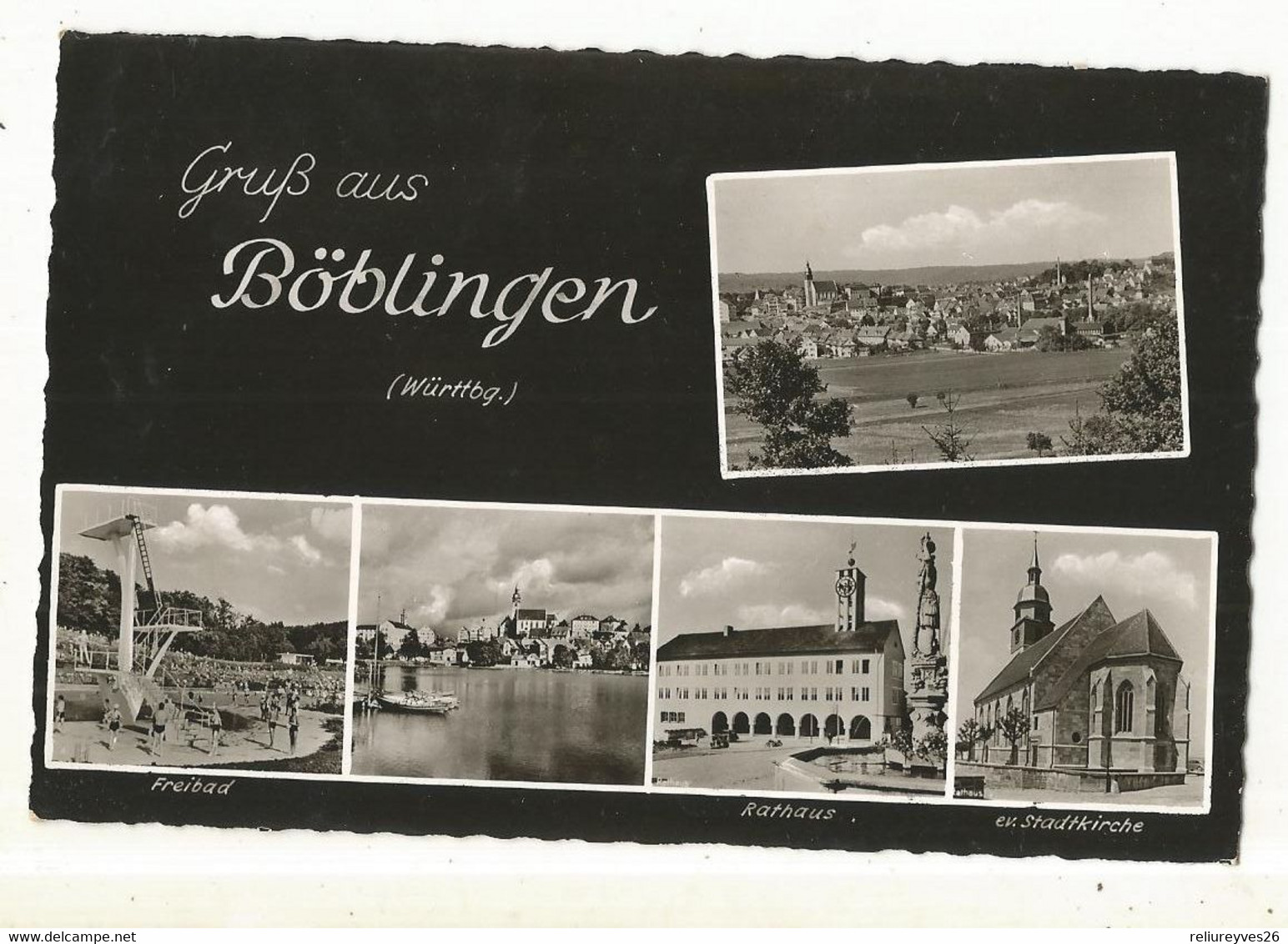 CPSM ,Allemagne , N°25893,  Grub Aus Böblingen, Multi-Vues, Ed. F. 1957 - Boeblingen