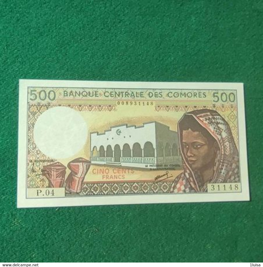 COMORE 500 FRANCS 1976 - Comoren