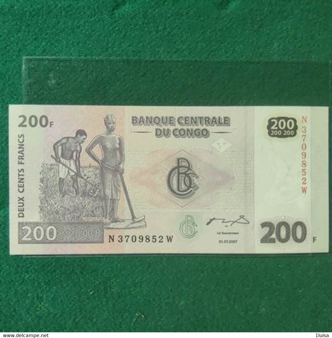 CONGO 200 FRANCS 2007 - Republiek Congo (Congo-Brazzaville)