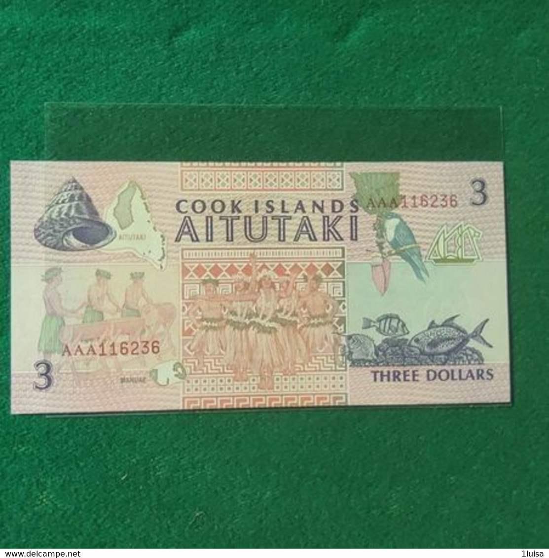 ISOLE COOK 3 DOLLARS - Cook Islands