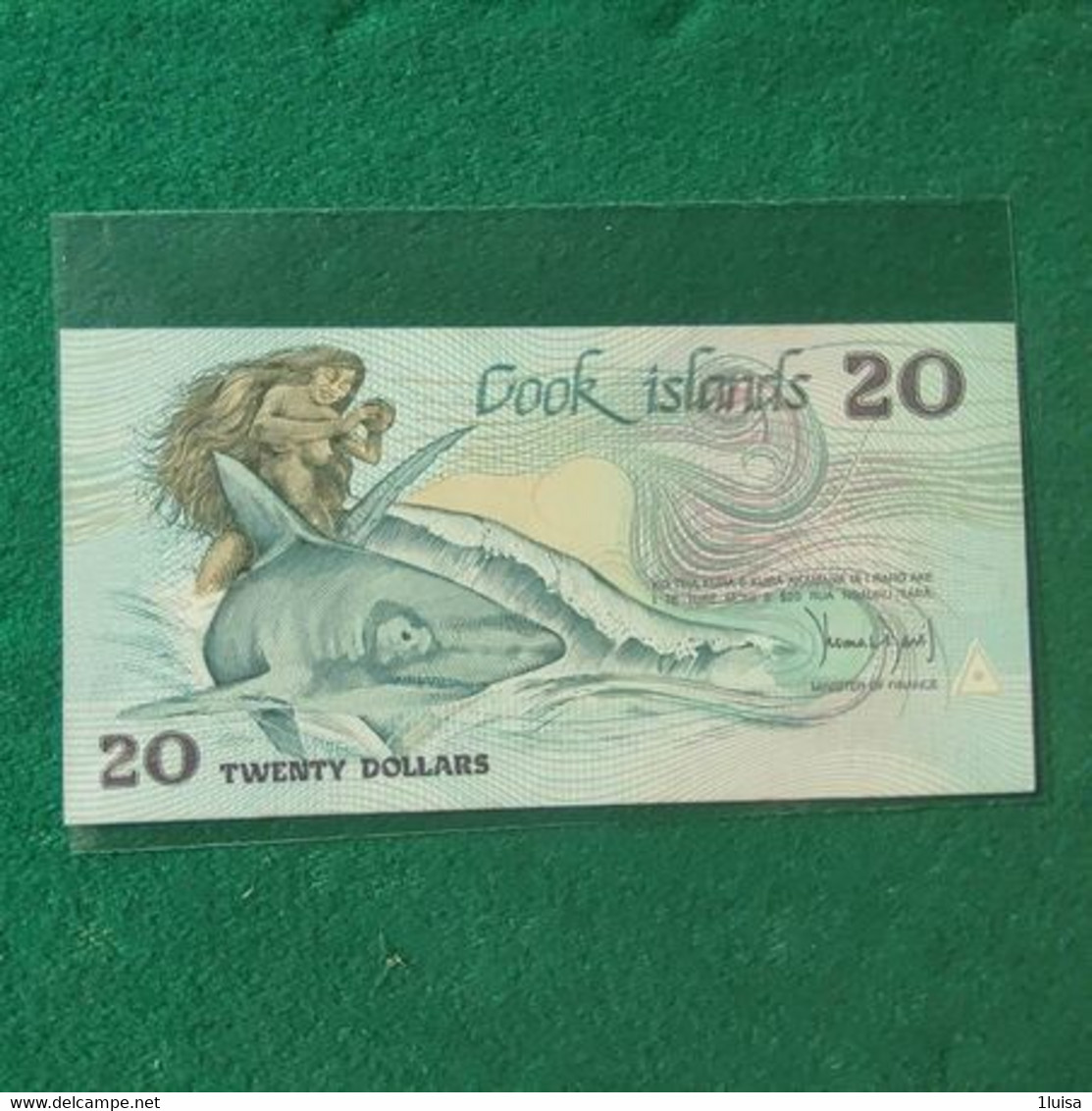 ISOLE COOK 20 DOLLARS - Cook Islands