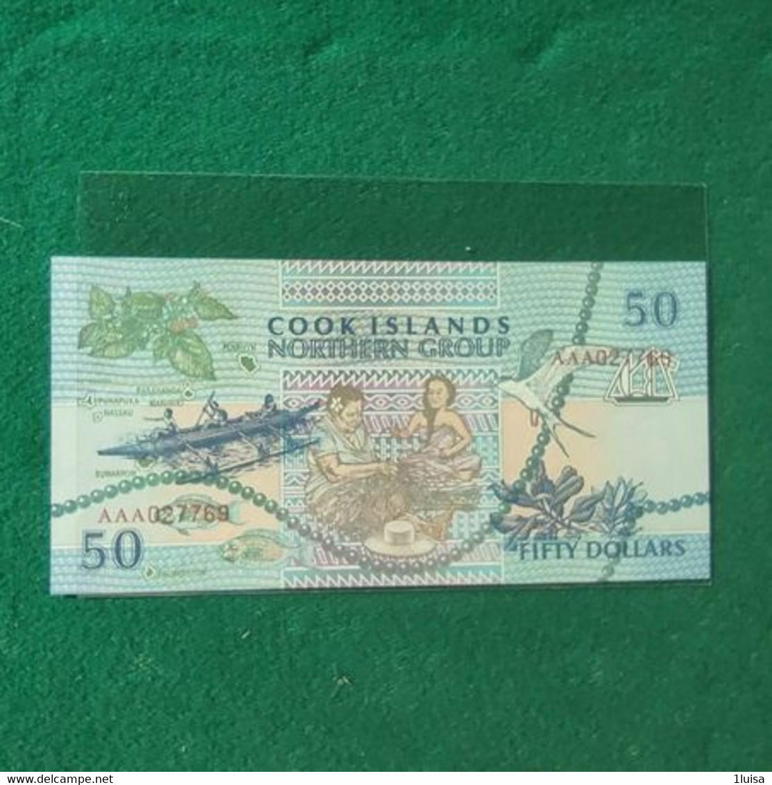 ISOLE COOK 50 DOLLARS - Cookeilanden