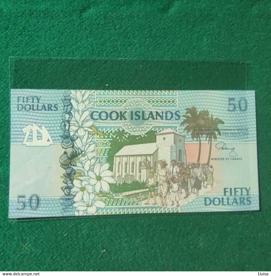 ISOLE COOK 50 DOLLARS - Cookeilanden