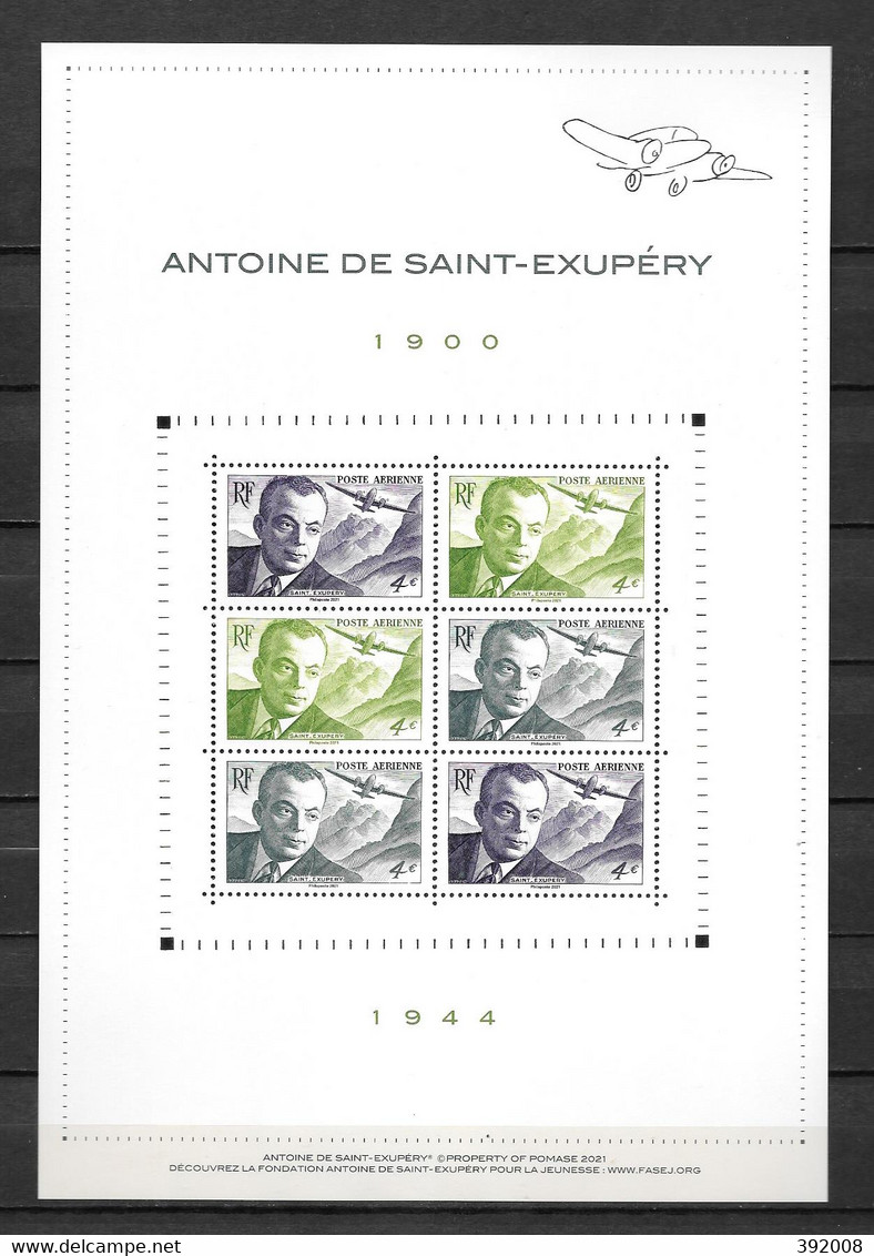 2021 - Antoine De Saint-Exupéry - Nuovi