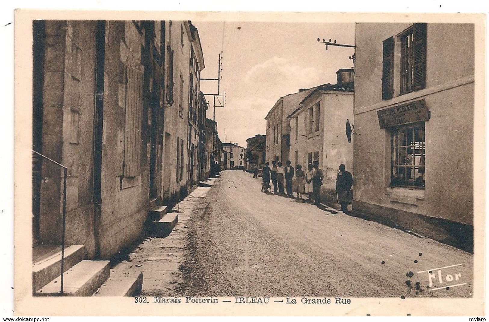 Cpa 79  Irleau La Grande Rue - Parthenay